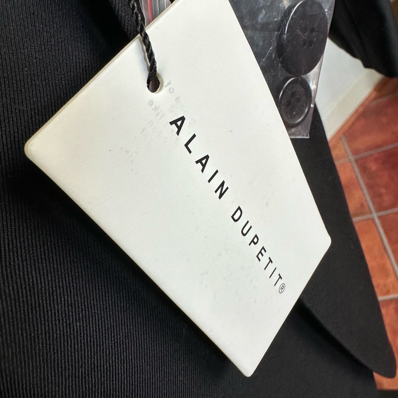 Nwt Alain Dupetit Paris Black Notched Lapel Men’s Sport Jacket — image 2 of 8